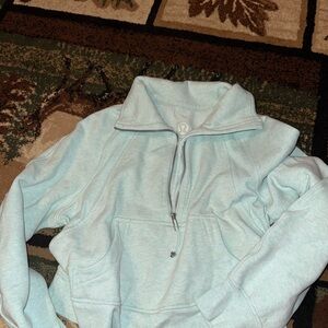 Lululemon Light Blue Half-Zip Pullover